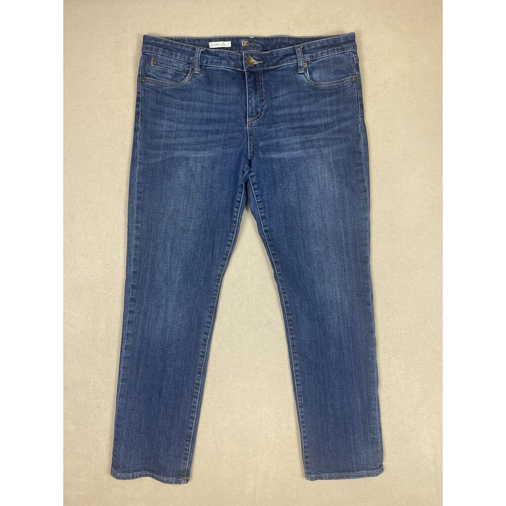 Kut From The Kloth Jeans Womens 14 Catherine Mid Rise Boyfriend Stretch